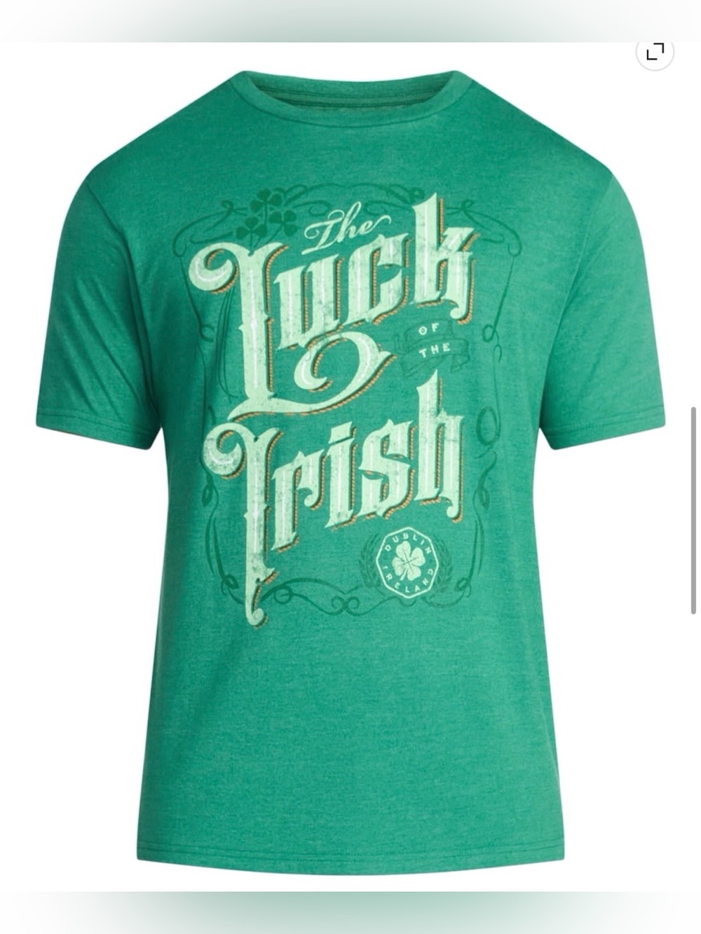 St- Patrick’s Day Men’s Luck of the  Irish Graphic Tee